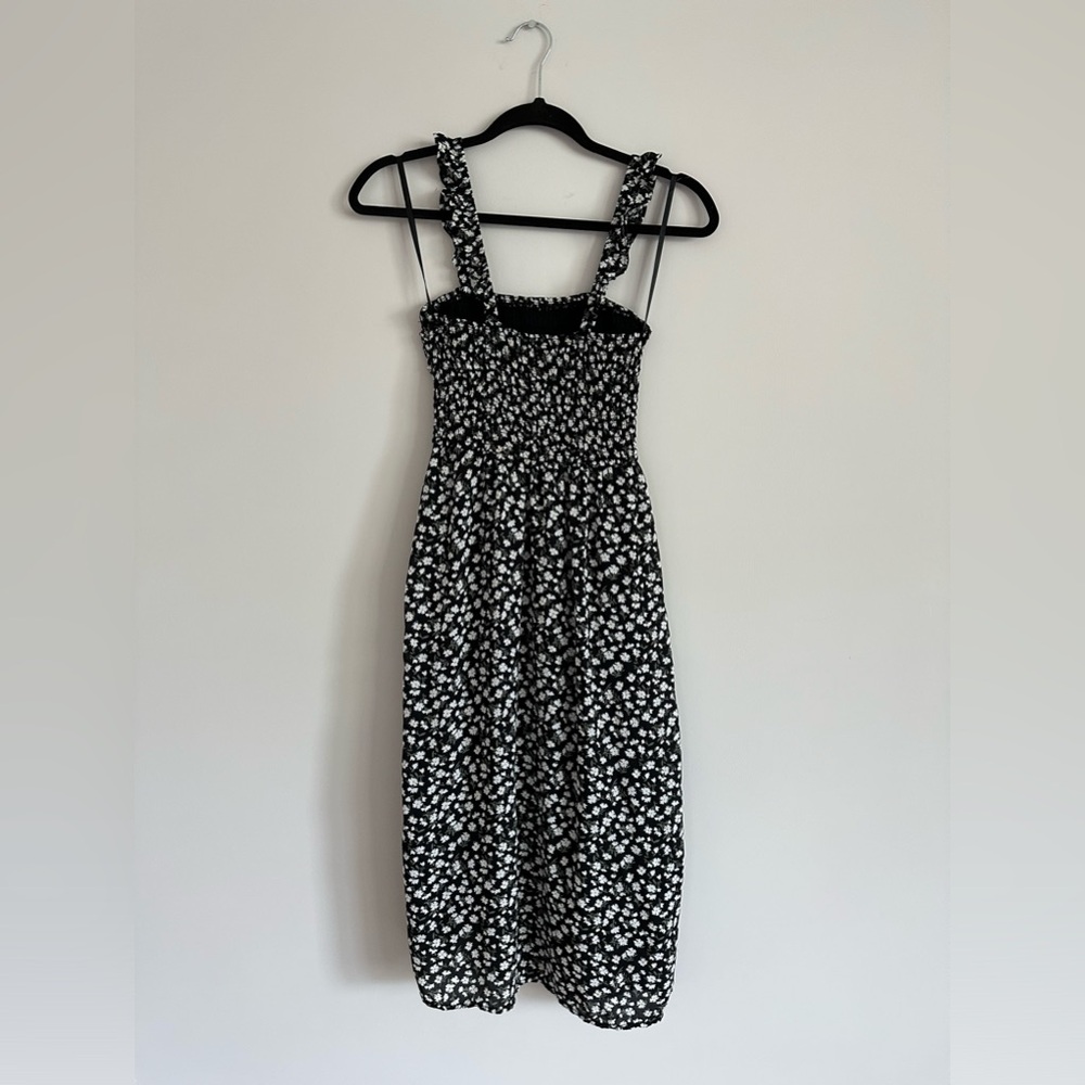 Abercrombie & Fitch Black Floral Midi Dress - Picture 3 of 6